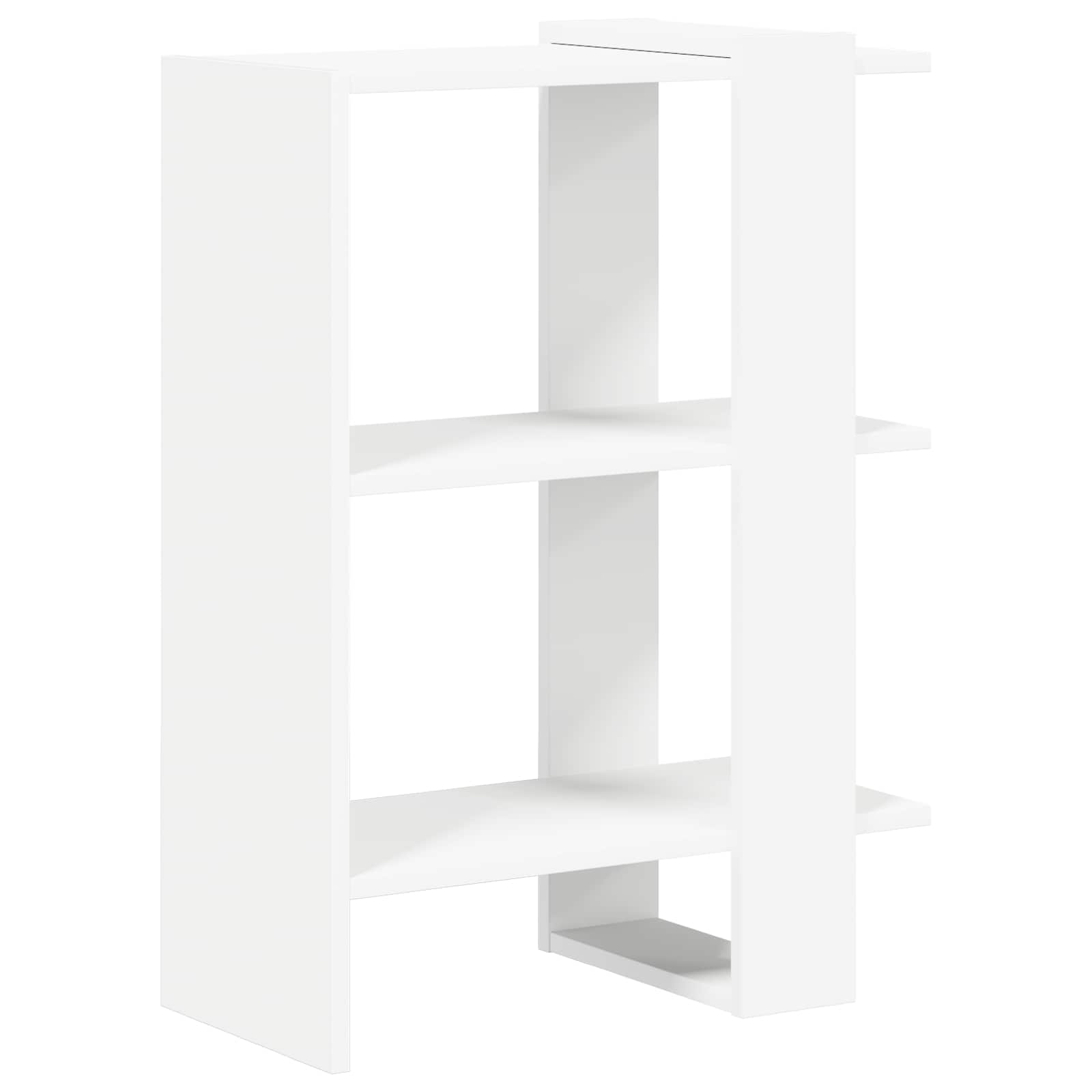 Bücherregal Weiß 52 x 25 x 71,5 cm Holzwerkstoff