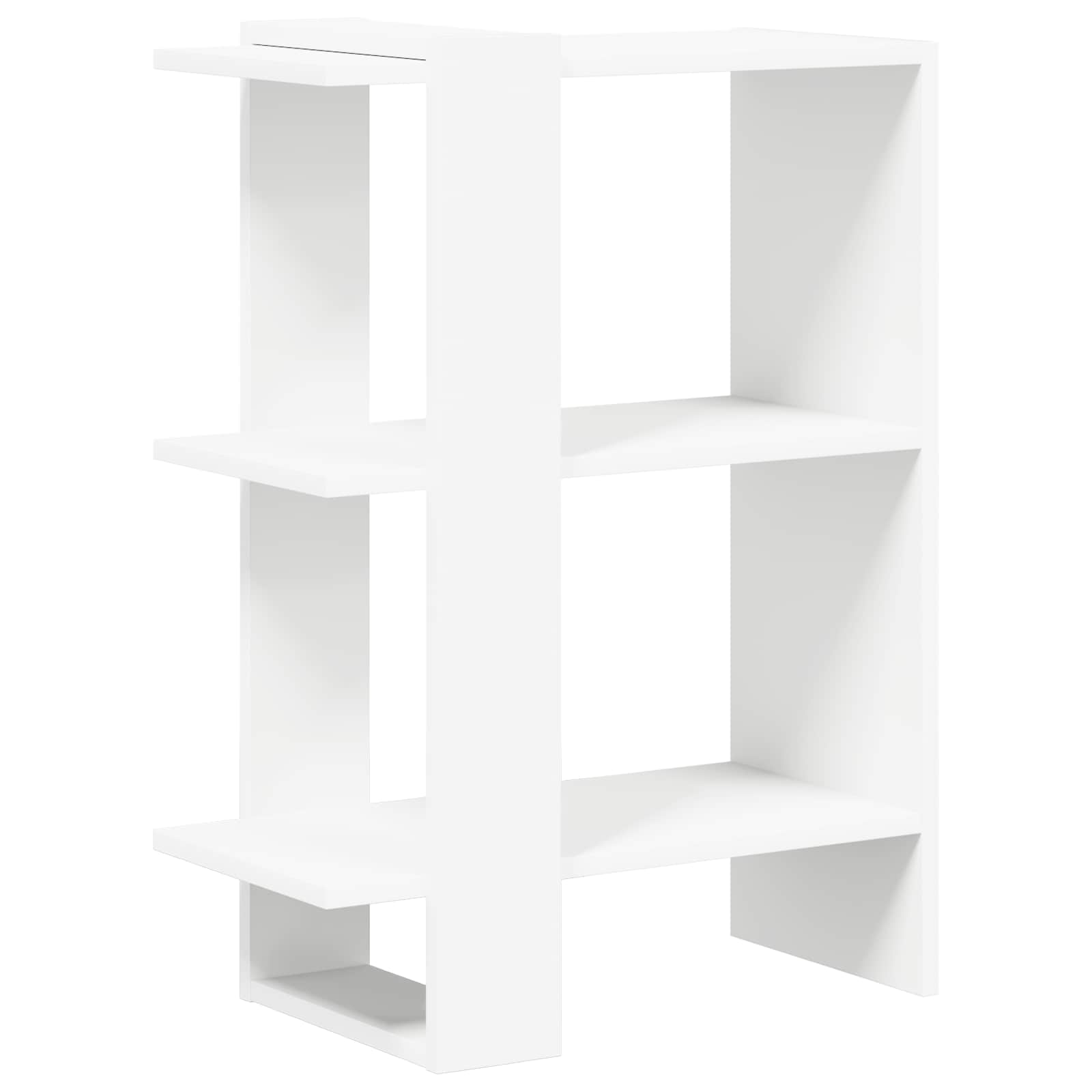 Bücherregal Weiß 52 x 25 x 71,5 cm Holzwerkstoff