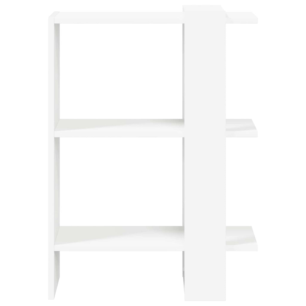 Bücherregal Weiß 52 x 25 x 71,5 cm Holzwerkstoff
