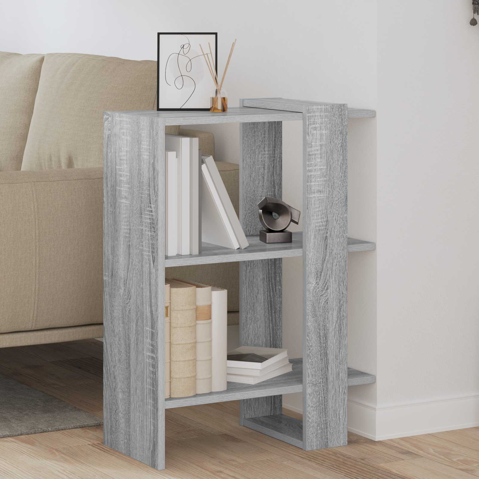 Bücherregal Graues Sonoma 52 x 25 x 71,5 cm Holzwerkstoff