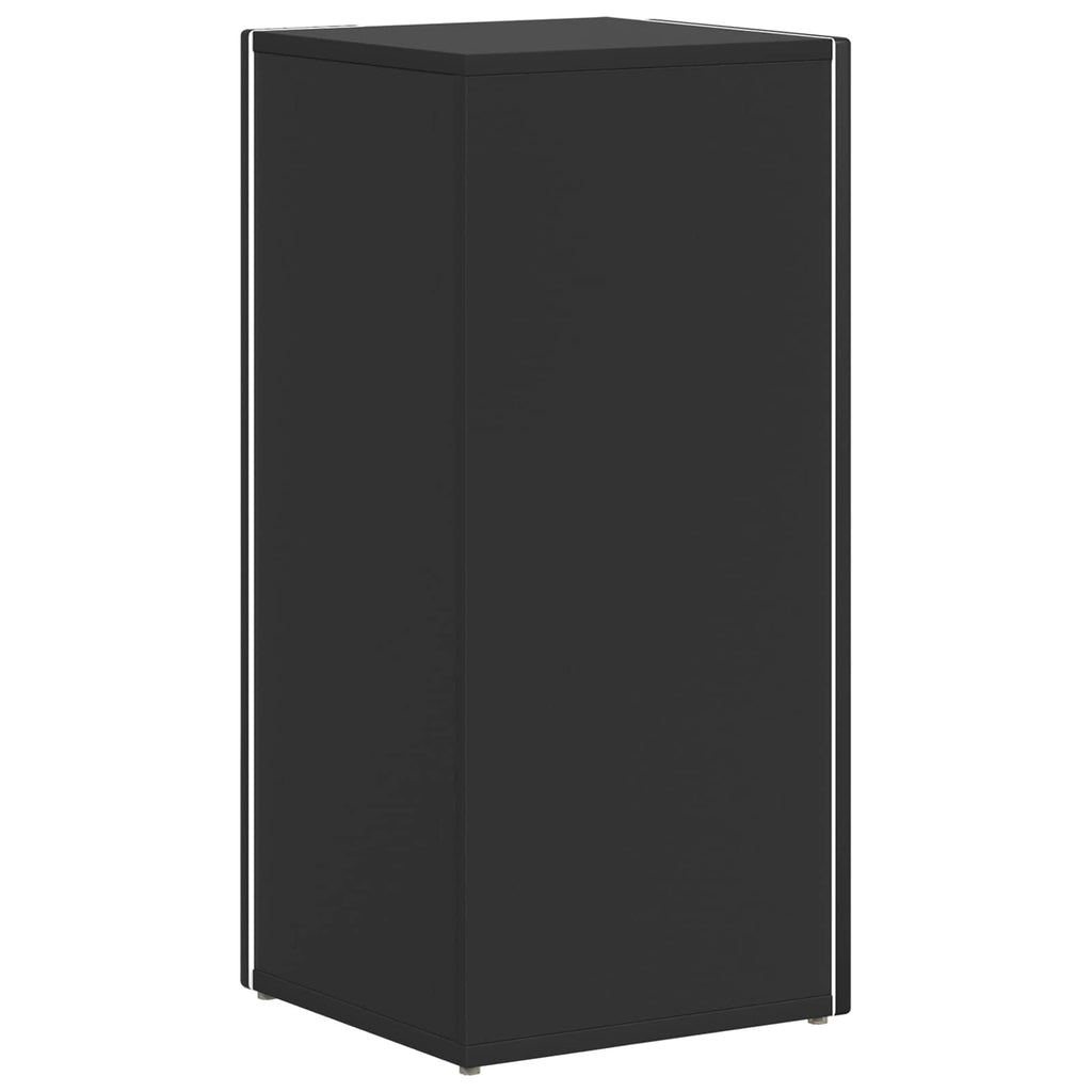 Seitenregal Schwarz 33 x 32 x 70,5 cm Holzwerkstoff