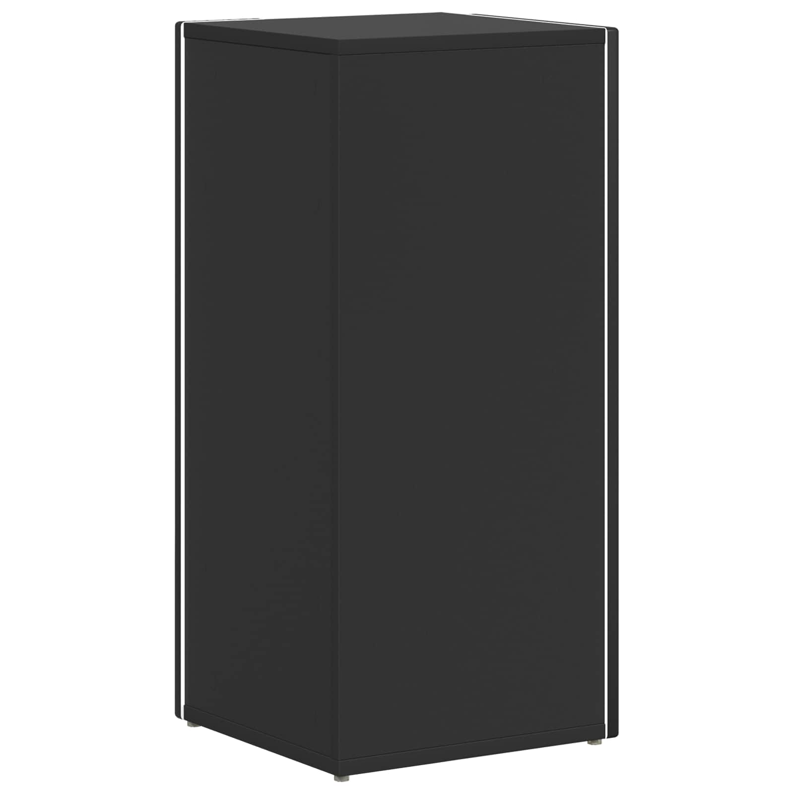 Seitenregal Schwarz 33 x 32 x 70,5 cm Holzwerkstoff