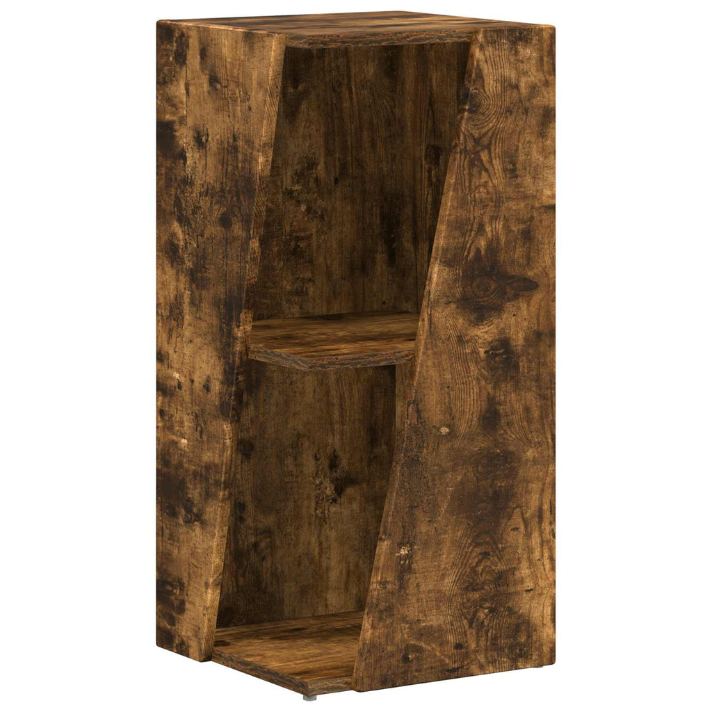 Seitenregal Geräucherte Eiche 33 x 32 x 70,5 cm Holzwerkstoff