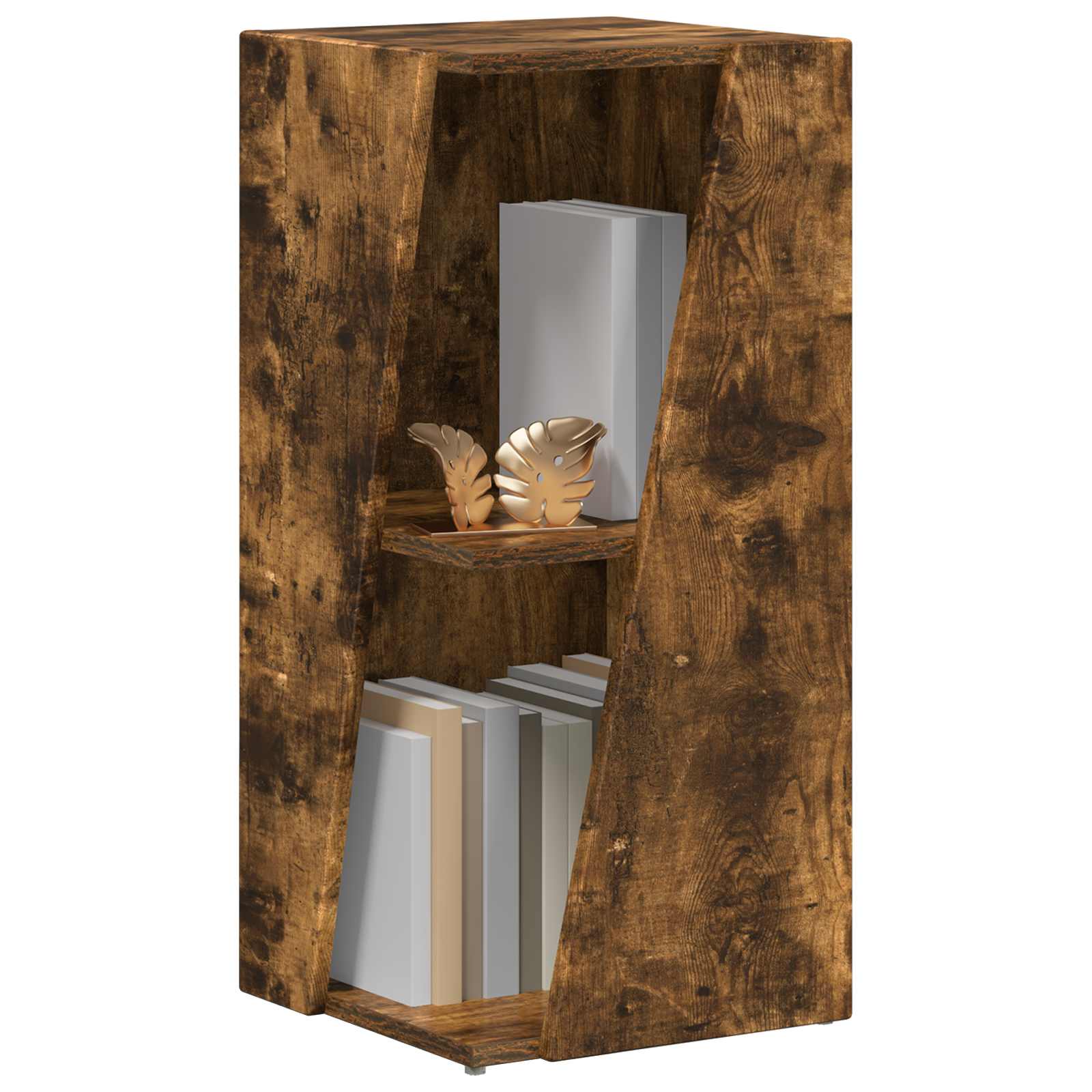 Seitenregal Geräucherte Eiche 33 x 32 x 70,5 cm Holzwerkstoff