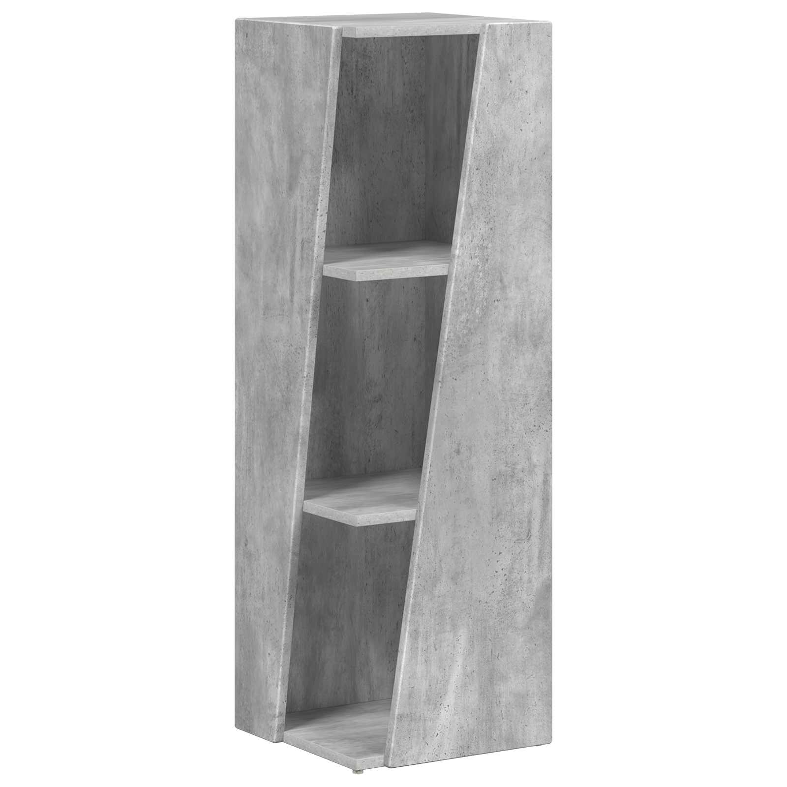 Seitenregal Beton Grau 33 x 32 x 100,5 cm Holzwerkstoff