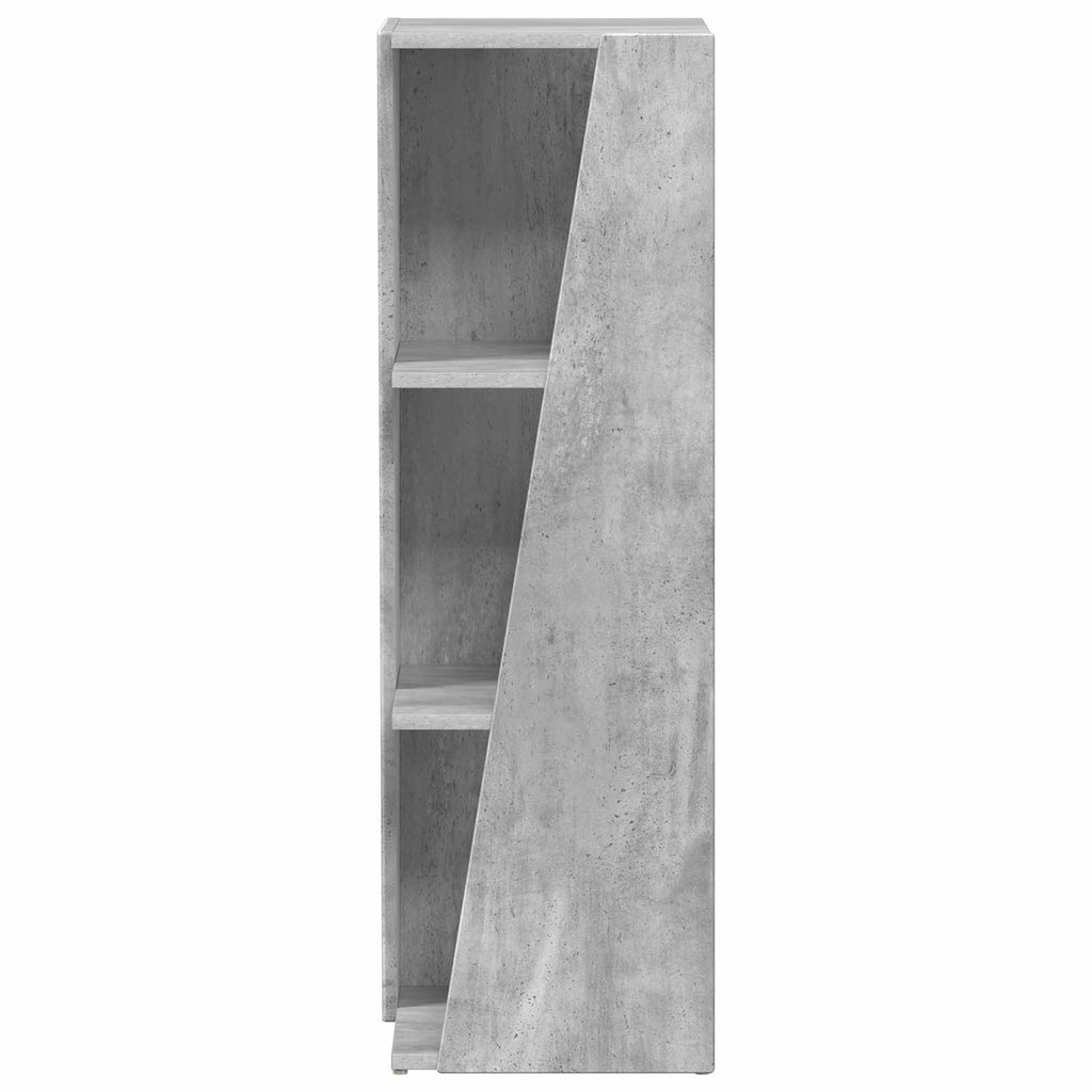 Seitenregal Beton Grau 33 x 32 x 100,5 cm Holzwerkstoff