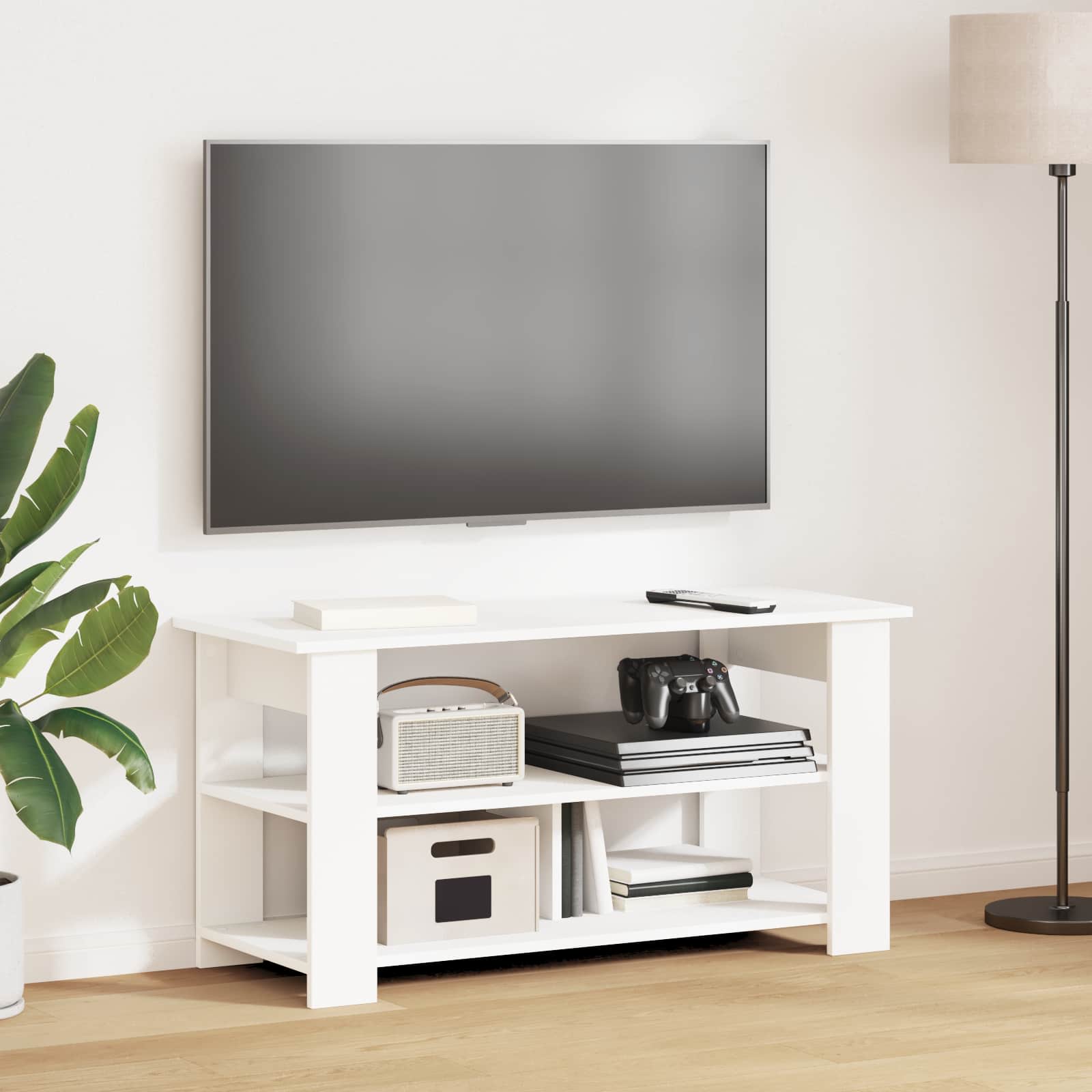 TV-Ständer Weiß 100 x 40 x 50 cm