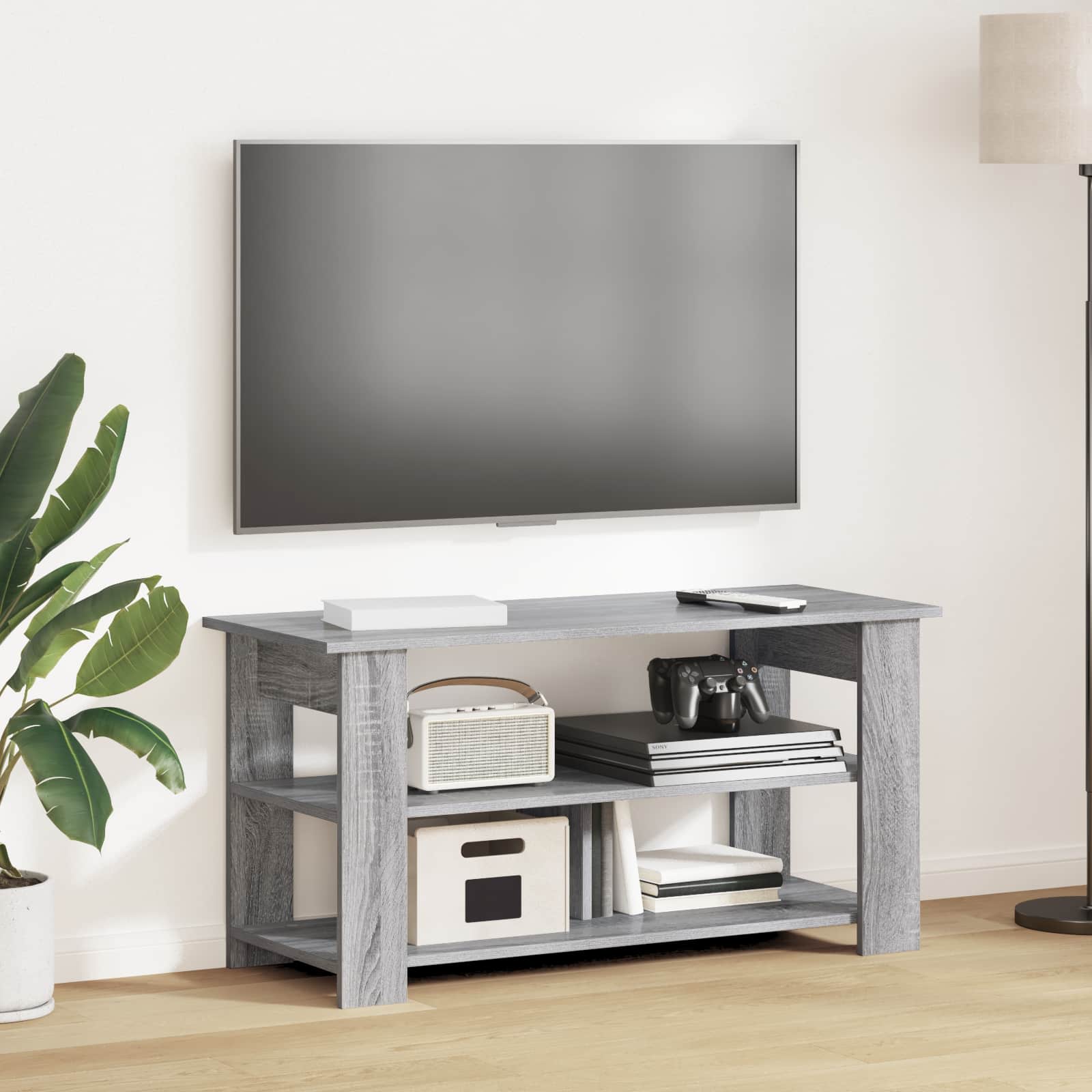 TV-Ständer Graues Sonoma 100 x 40 x 50 cm
