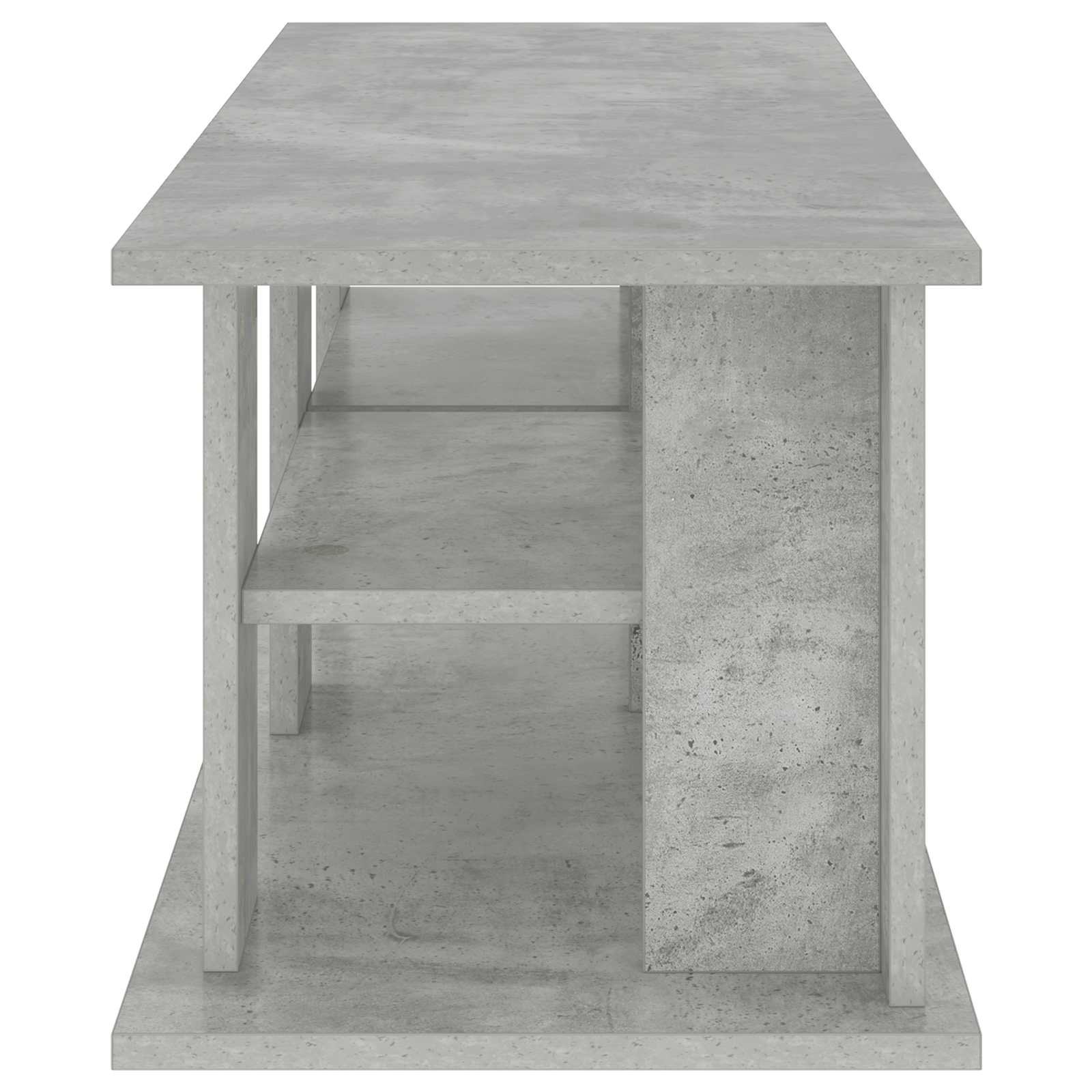 TV-Ständer Beton Grau 96 x 35 x 33,5 cm