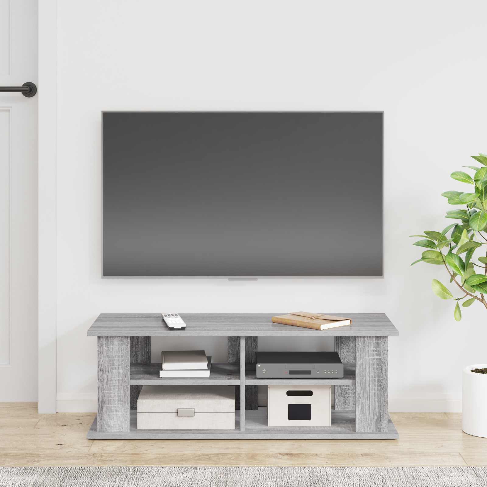 TV-Ständer Graues Sonoma 96 x 35 x 33,5 cm