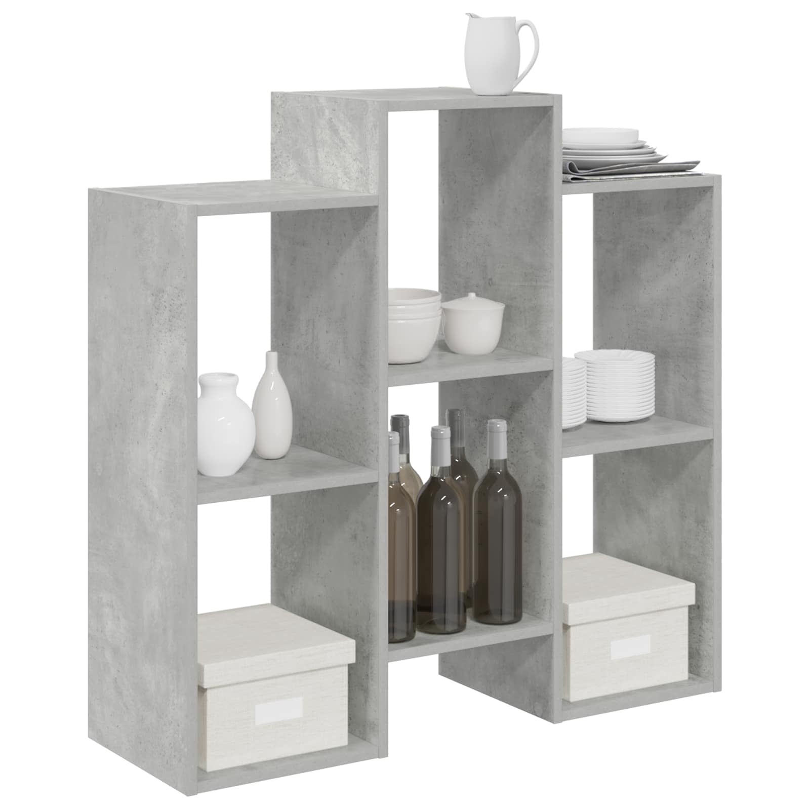 Sideboard Beton Grau 90 x 30 x 90 cm