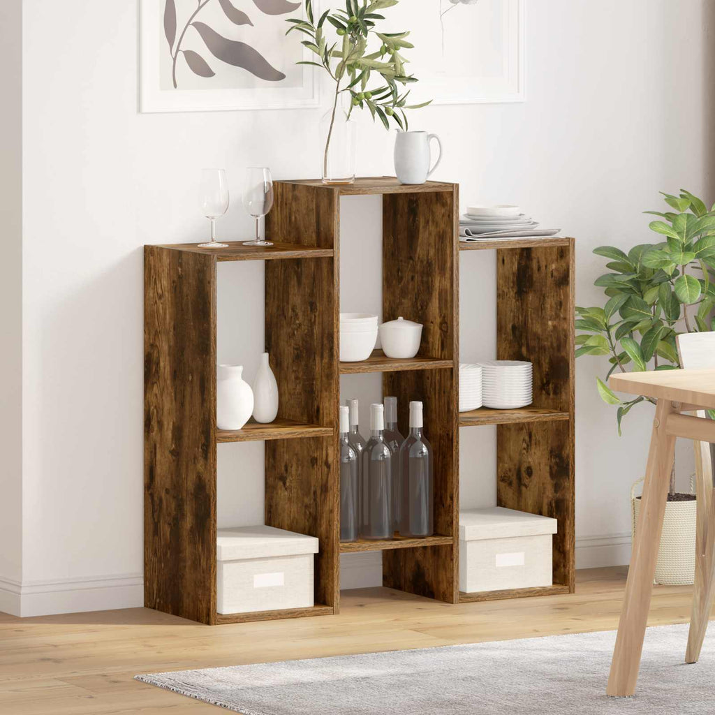 Sideboard Geräucherte Eiche 90 x 30 x 90 cm
