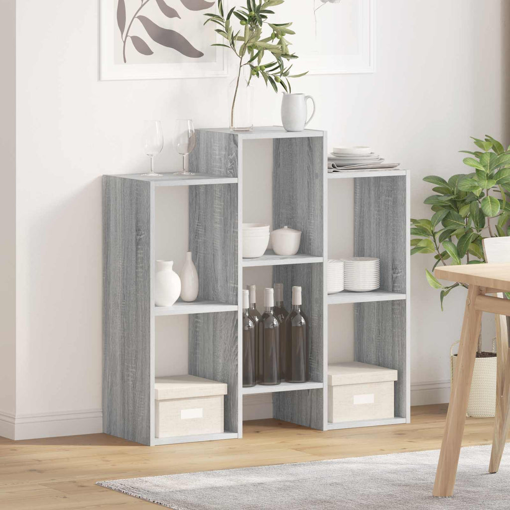 Sideboard Graues Sonoma 90 x 30 x 90 cm