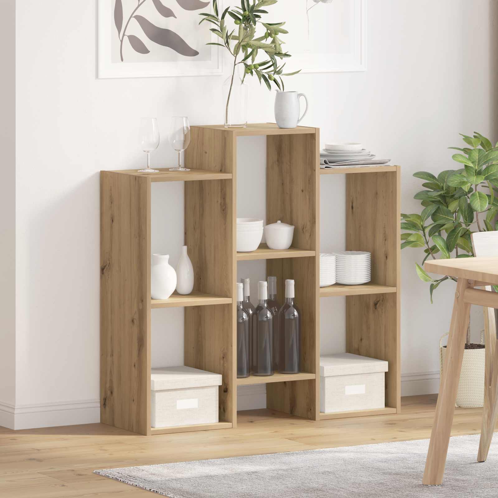 Sideboard Artisan-Eiche 90 x 30 x 90 cm