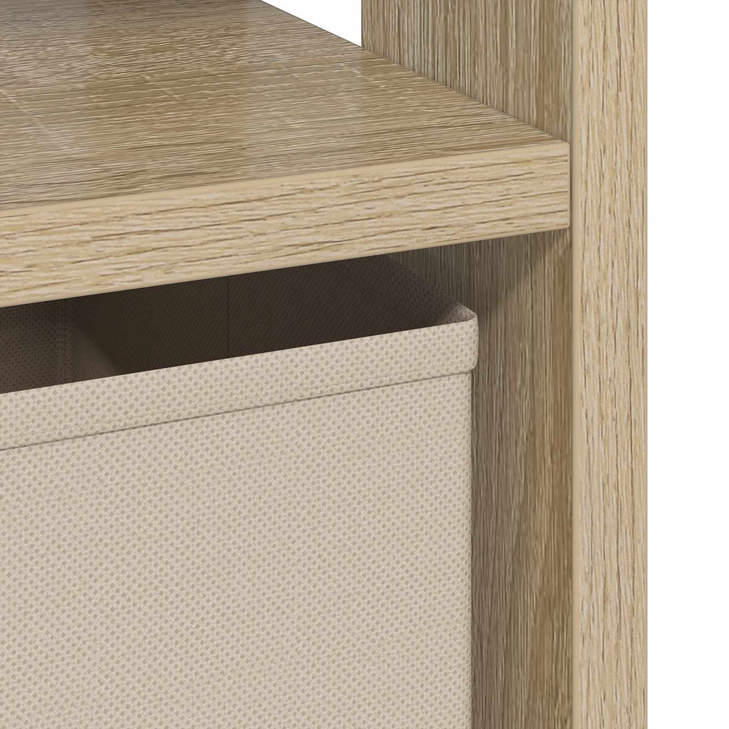 Nachttisch 2 pcs Sonoma-Eiche 41 x 40 x 45 cm Holzwerkstoff
