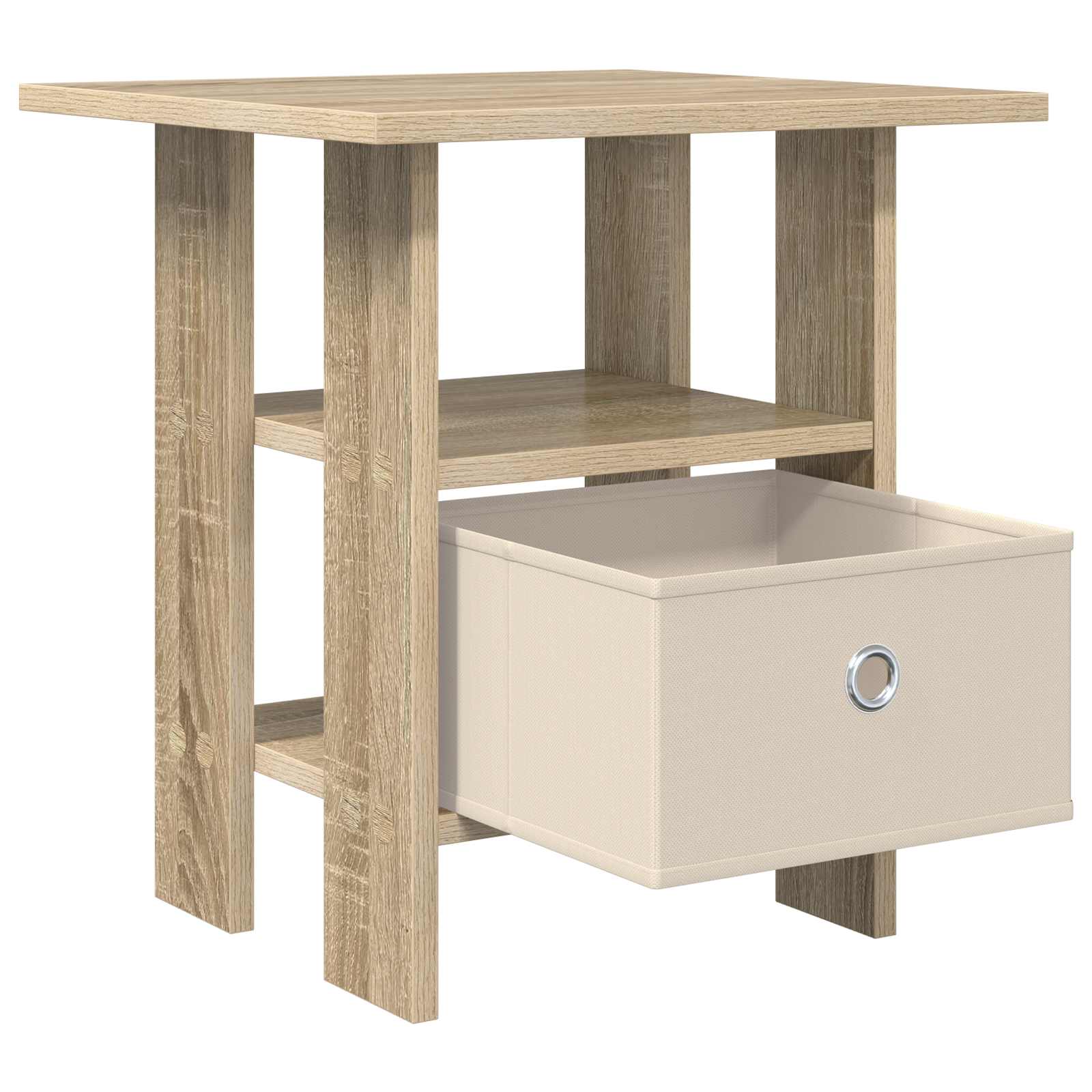 Nachttisch 2 pcs Sonoma-Eiche 41 x 40 x 45 cm Holzwerkstoff