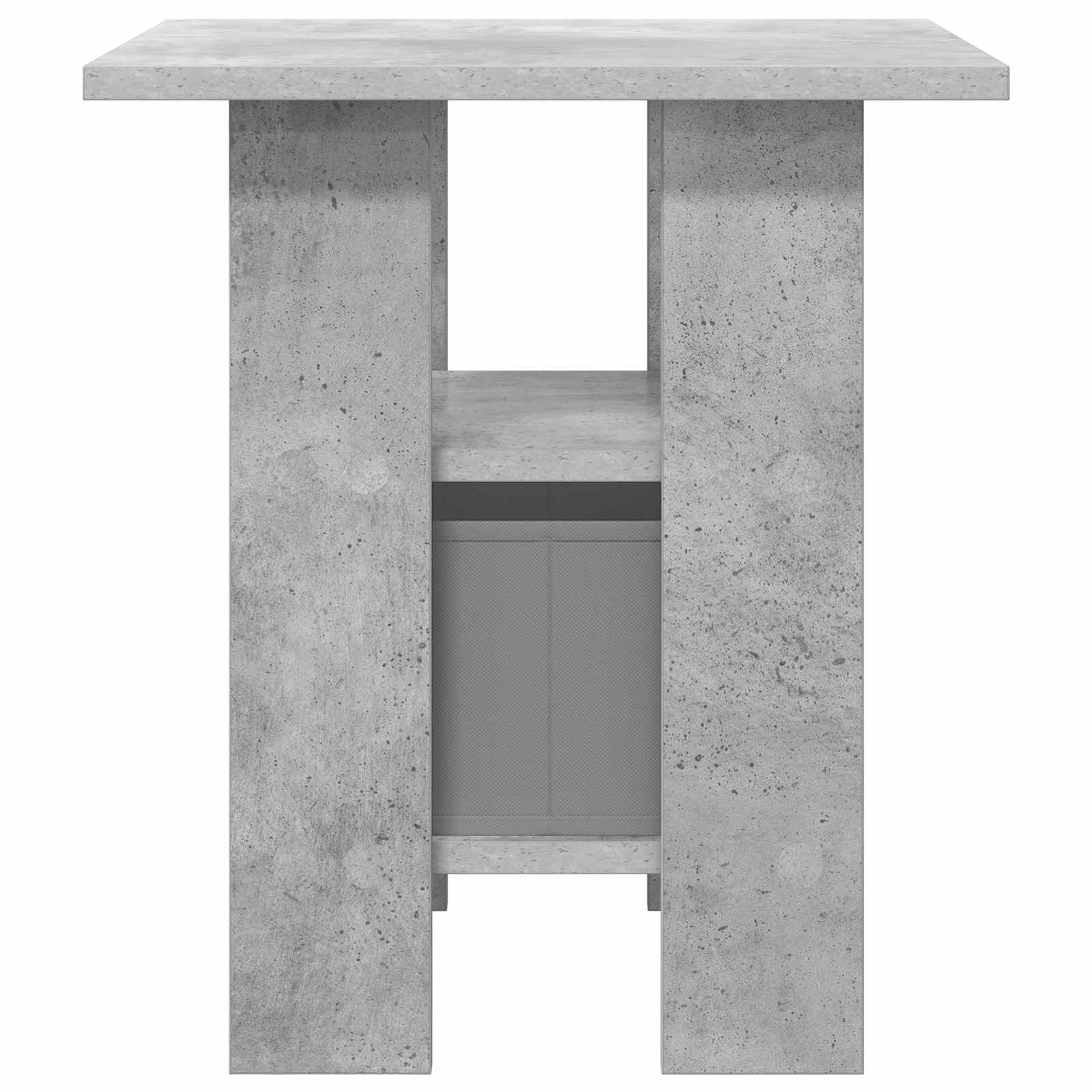 Nachttisch Beton Grau 41 x 40 x 45 cm Holzwerkstoff