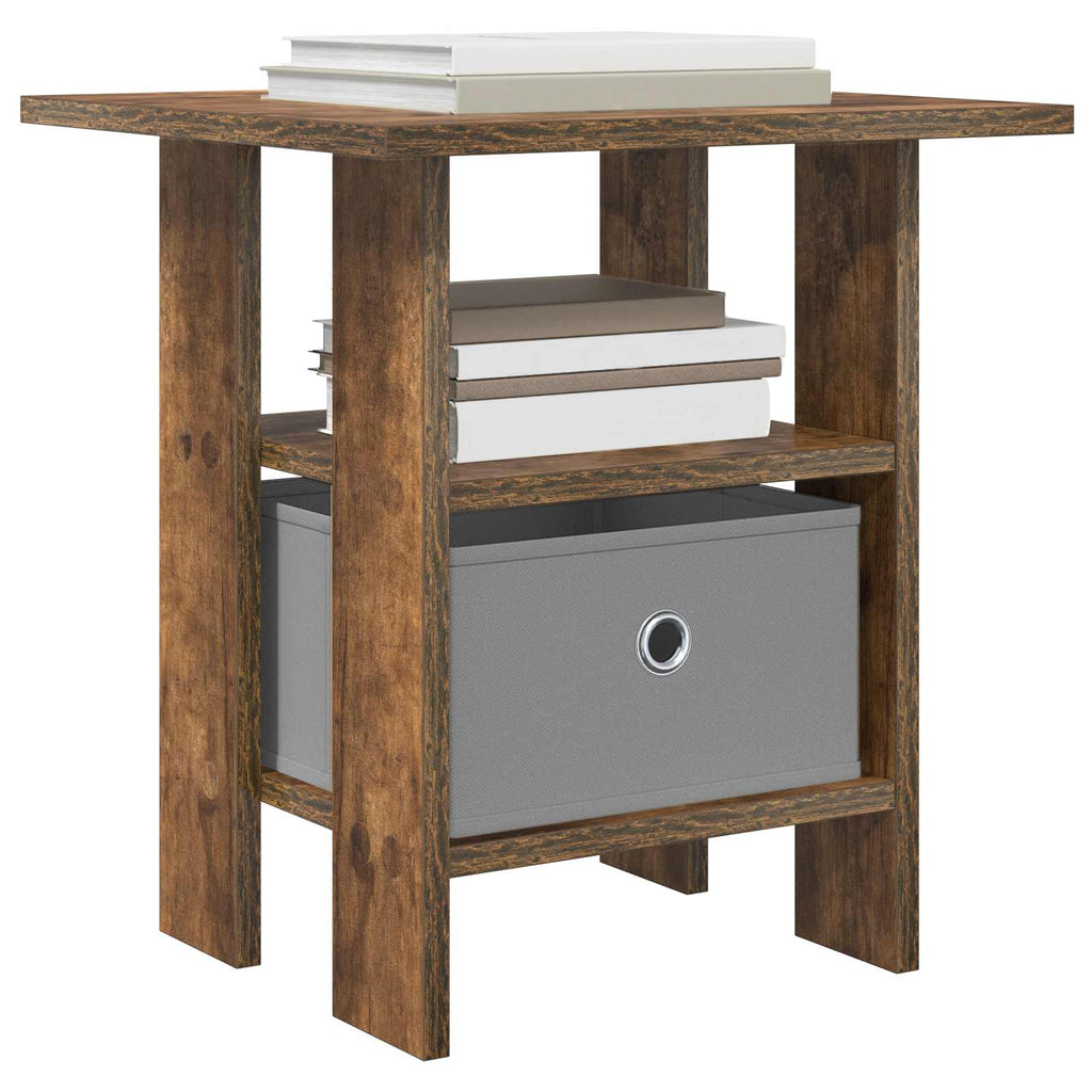 Nachttisch 2 pcs Geräucherte Eiche 41 x 40 x 45 cm