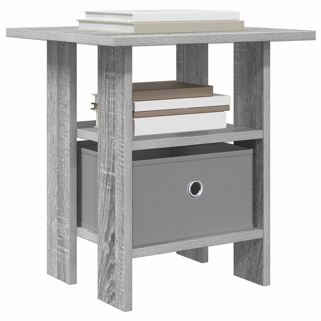 Nachttisch Graues Sonoma 41 x 40 x 45 cm Holzwerkstoff