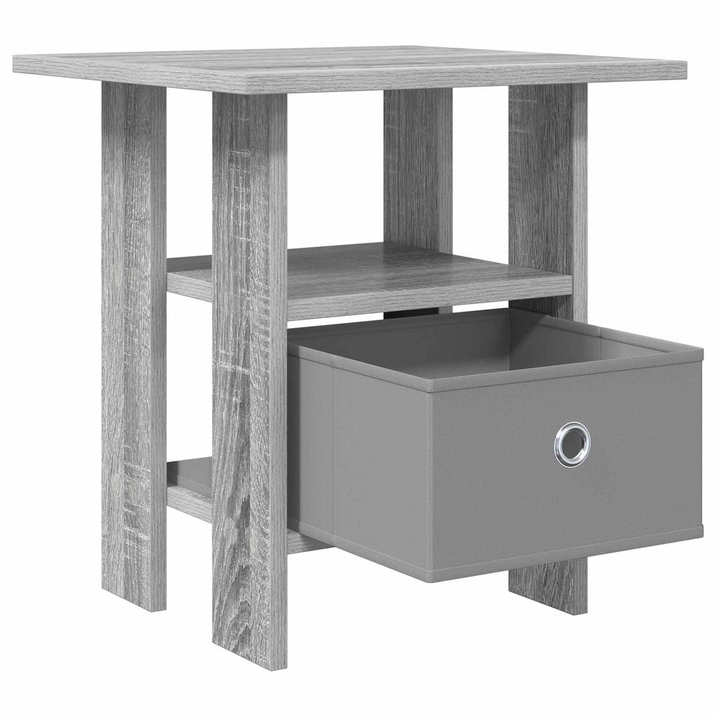 Nachttisch 2 pcs Graues Sonoma 41 x 40 x 45 cm Holzwerkstoff
