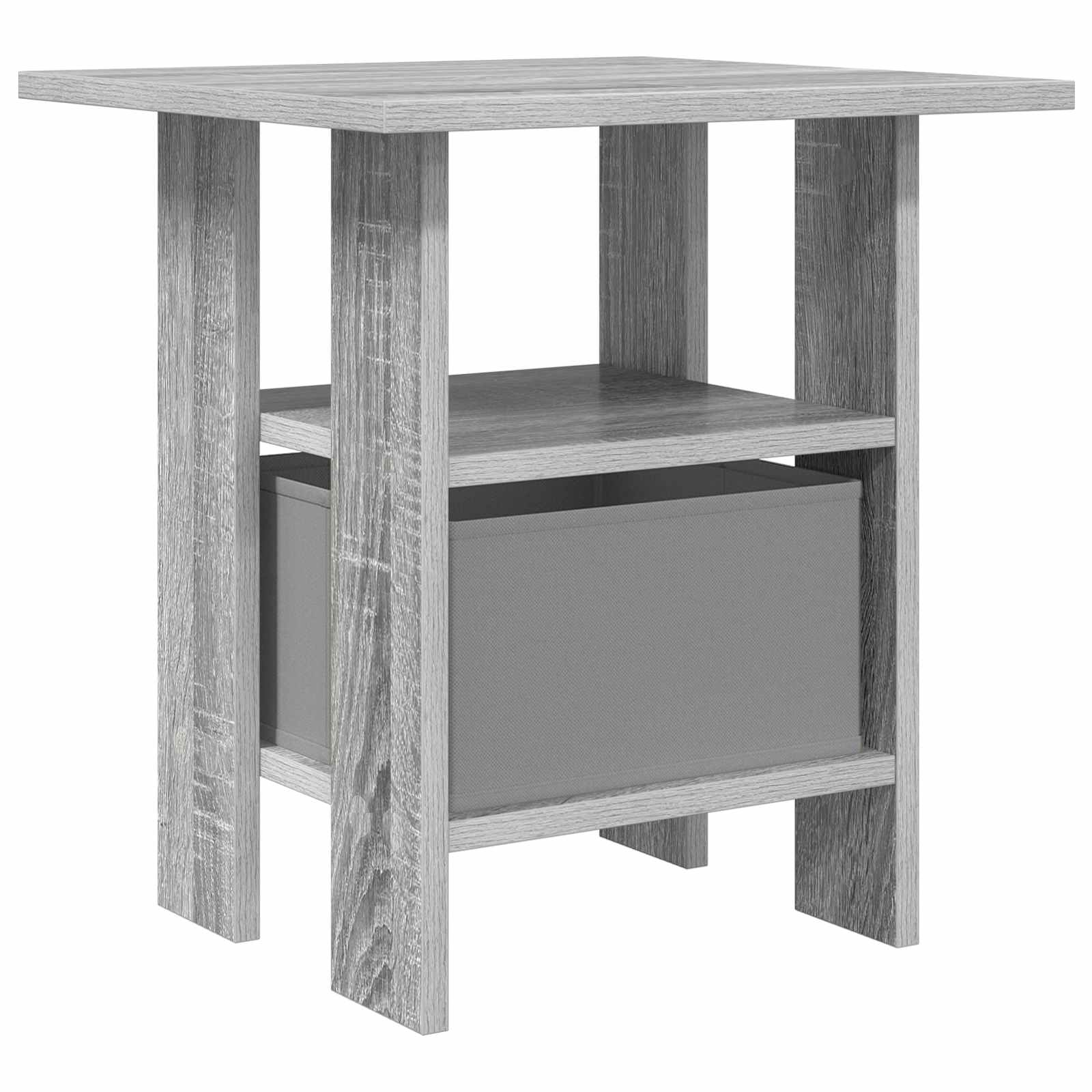 Nachttisch 2 pcs Graues Sonoma 41 x 40 x 45 cm Holzwerkstoff