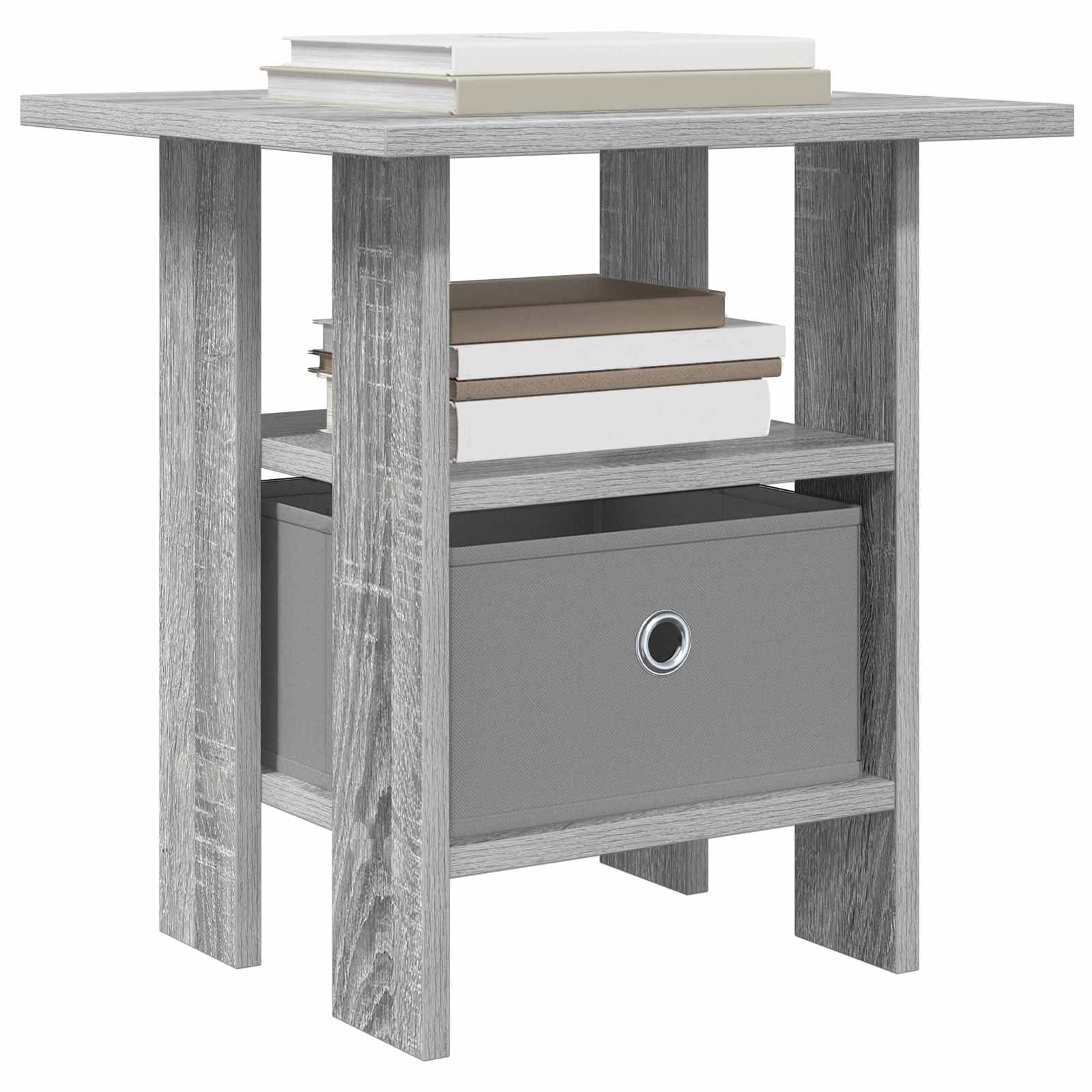 Nachttisch 2 pcs Graues Sonoma 41 x 40 x 45 cm Holzwerkstoff