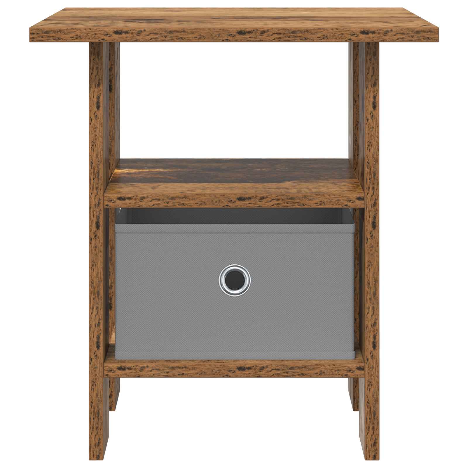 Nachttisch mit Schubladen Altholz 41 x 40 x 45 cm Holzwerkstoff