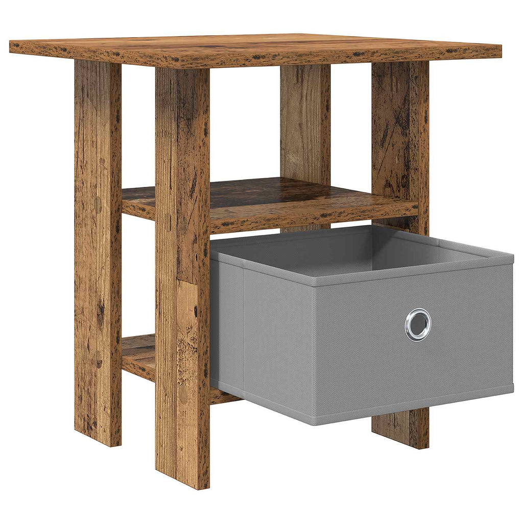 Nachttisch 2 pcs Altholz 41 x 40 x 45 cm Holzwerkstoff