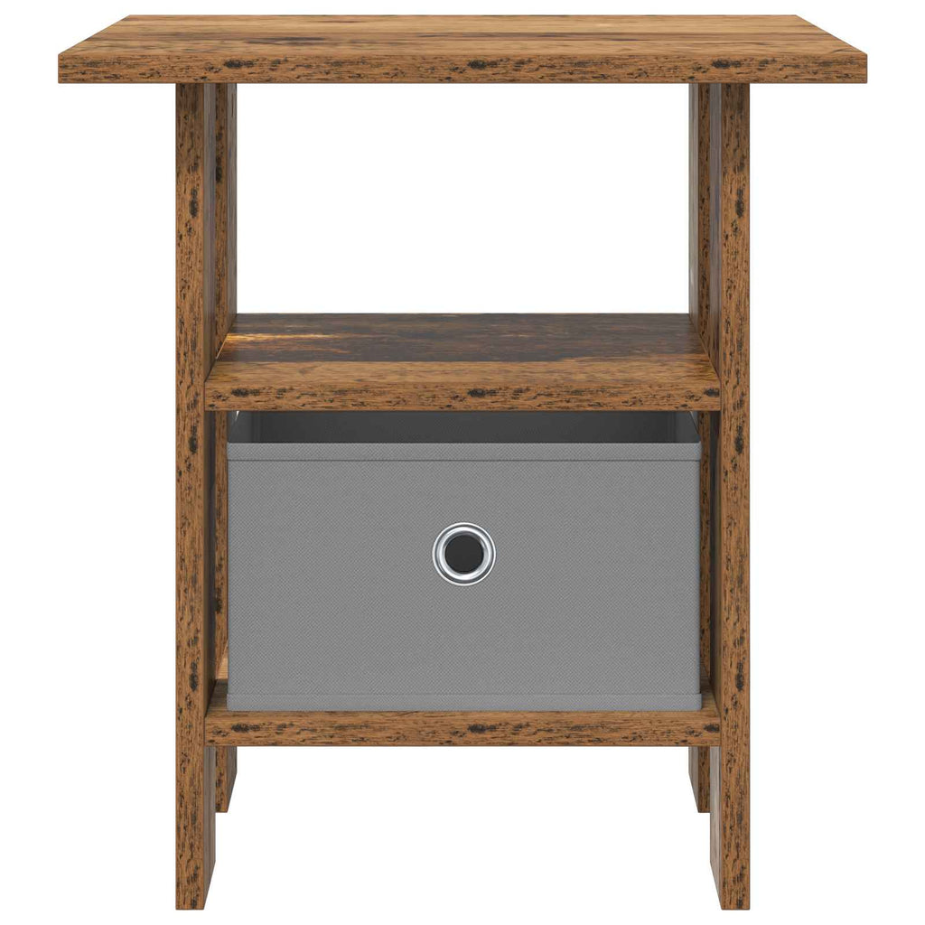 Nachttisch 2 pcs Altholz 41 x 40 x 45 cm Holzwerkstoff