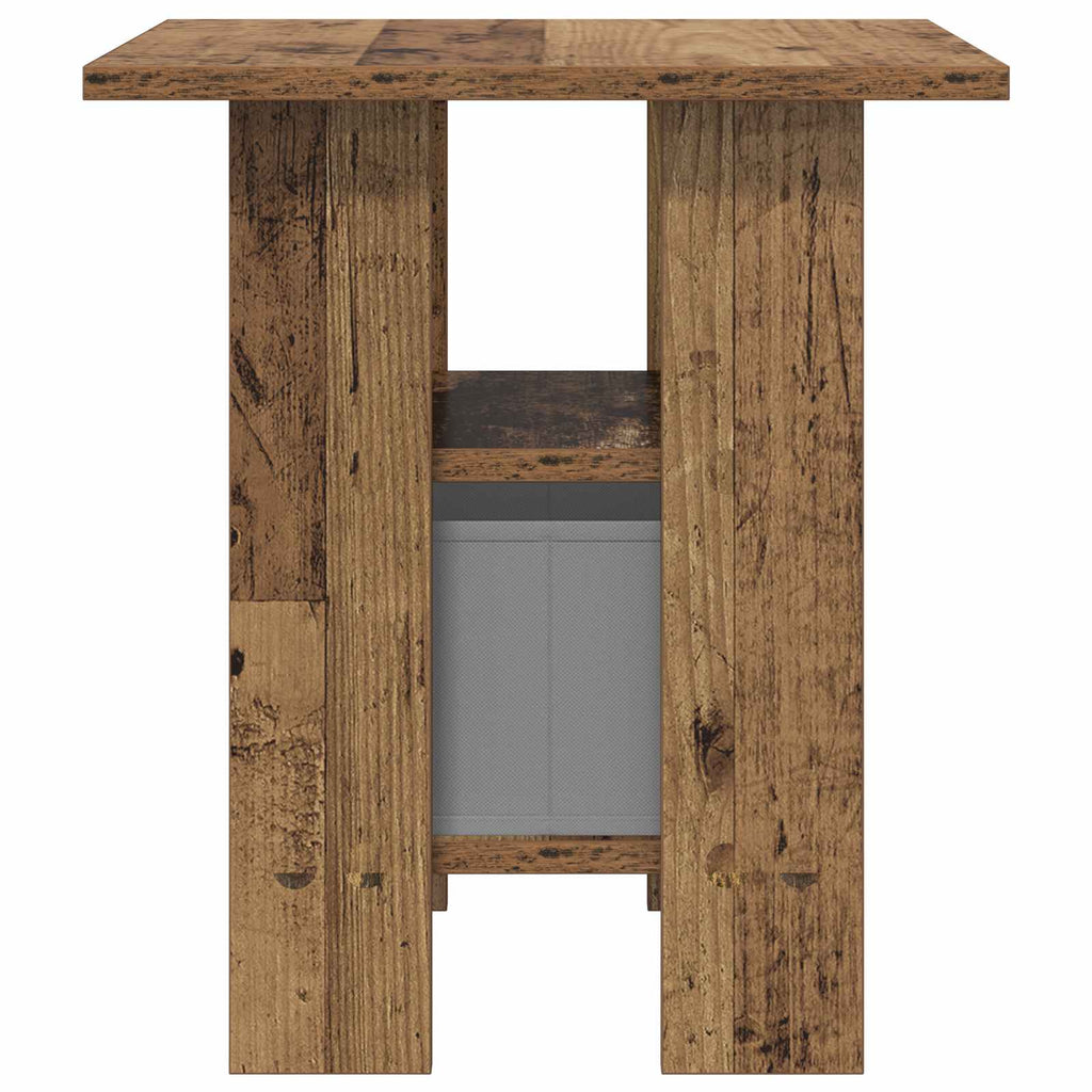 Nachttisch 2 pcs Altholz 41 x 40 x 45 cm Holzwerkstoff