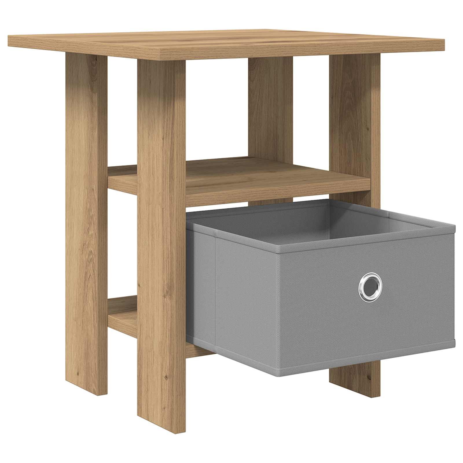 Nachttisch 2 pcs Artisan-Eiche 41 x 40 x 45 cm Holzwerkstoff