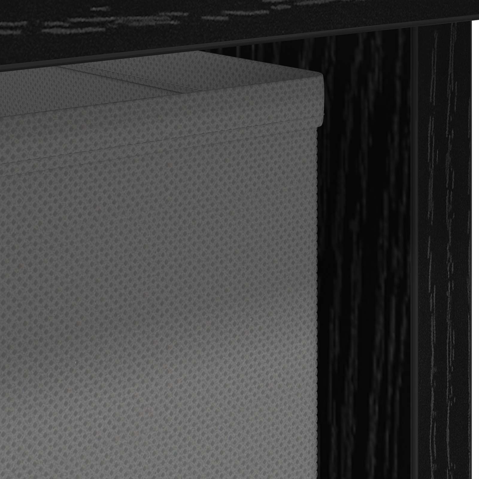 Nachttisch 2 pcs Schwarz Eichen-Optik 41 x 40 x 45 cm