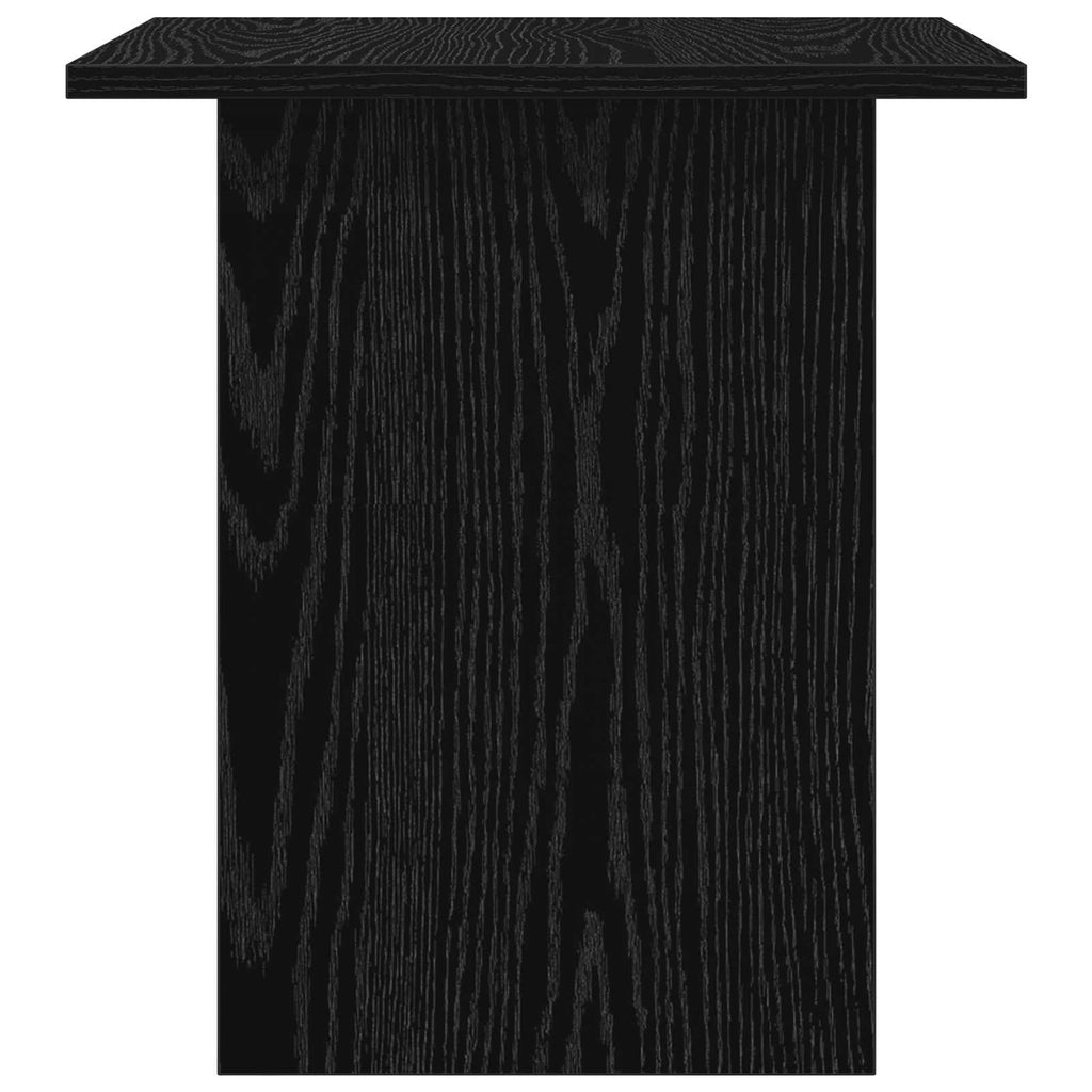 Nachttisch 2 pcs Schwarz Eichen-Optik 41 x 40 x 45 cm