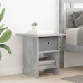 Nachttisch Beton Grau 41 x 40 x 45 cm Holzwerkstoff