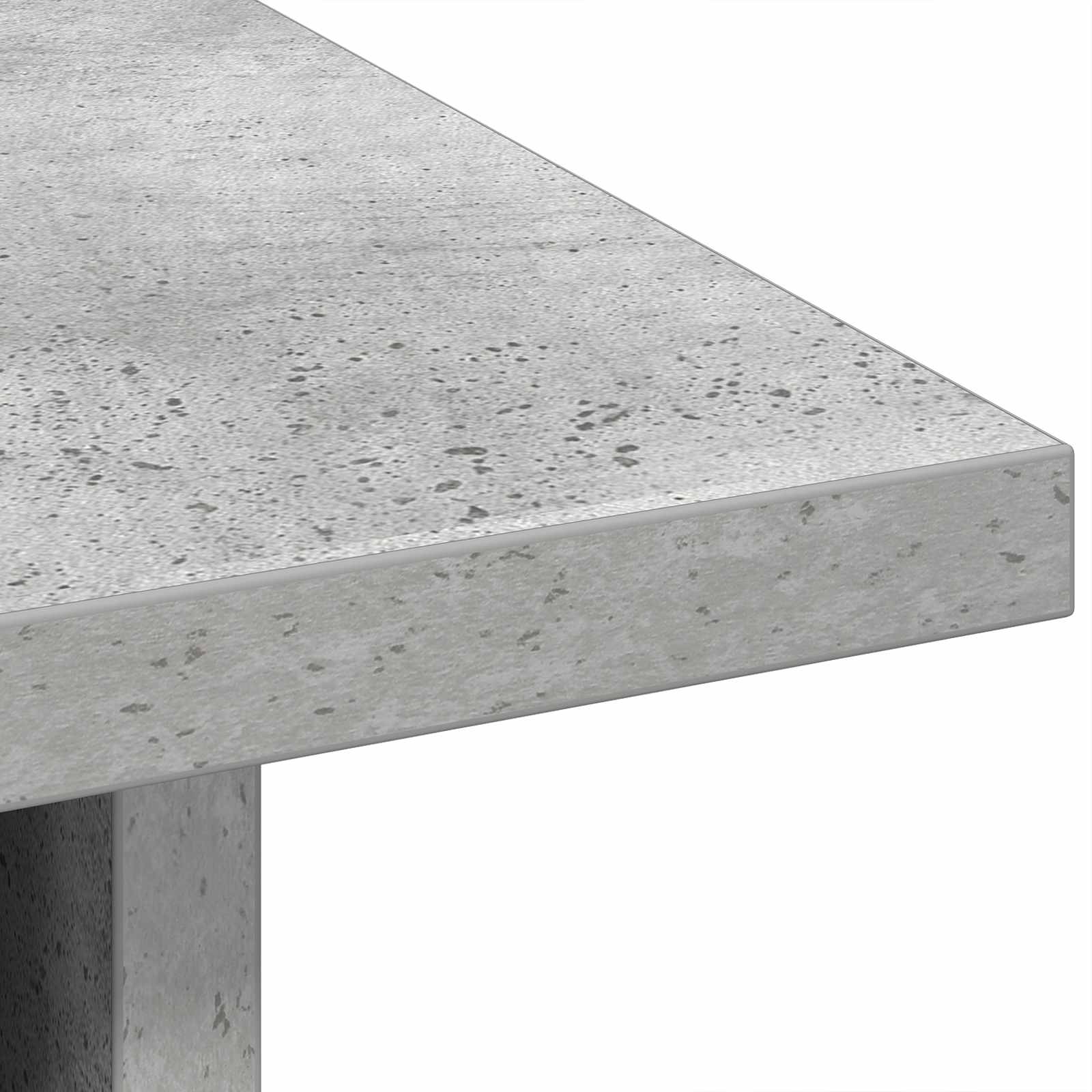 Nachttisch 2 pcs Beton Grau 41 x 40 x 45 cm Holzwerkstoff