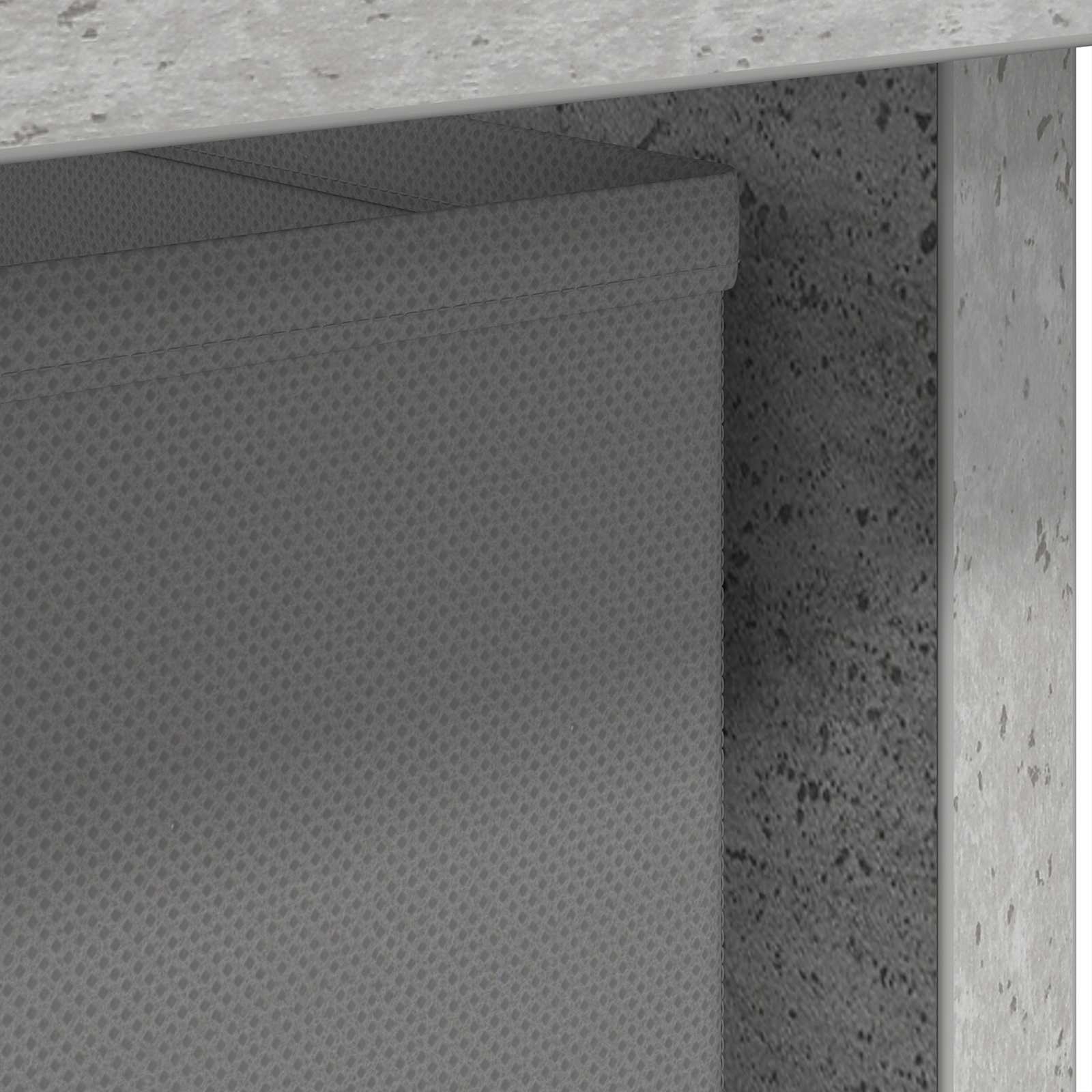 Nachttisch 2 pcs Beton Grau 41 x 40 x 45 cm Holzwerkstoff