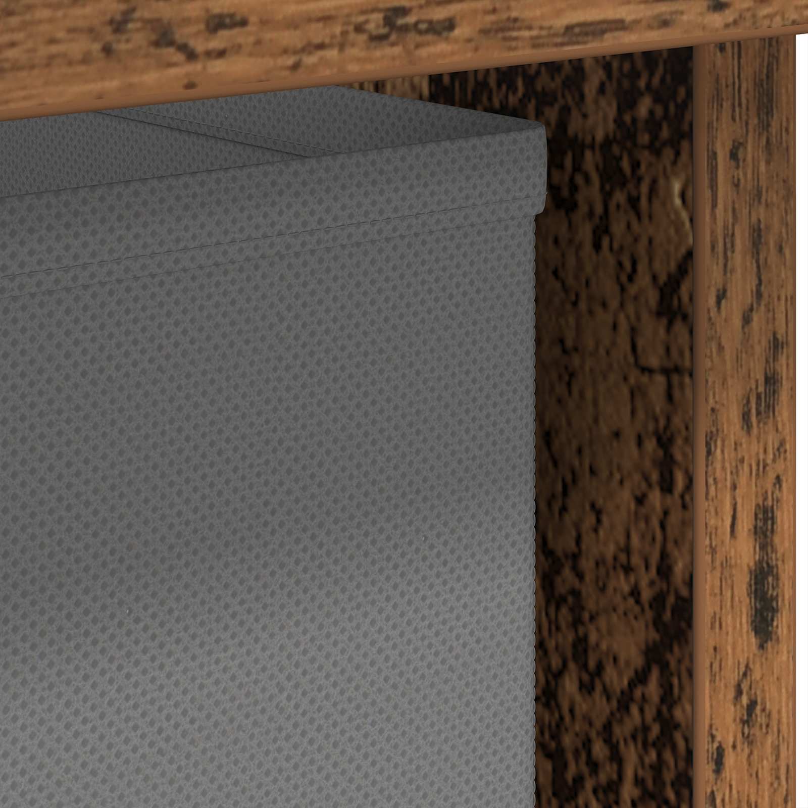Nachttisch mit Schubladen Altholz 41 x 40 x 45 cm Holzwerkstoff