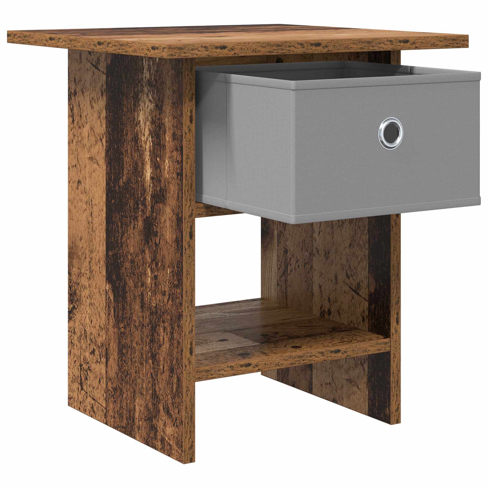 Nachttisch 2 pcs Altholz 41 x 40 x 45 cm Holzwerkstoff