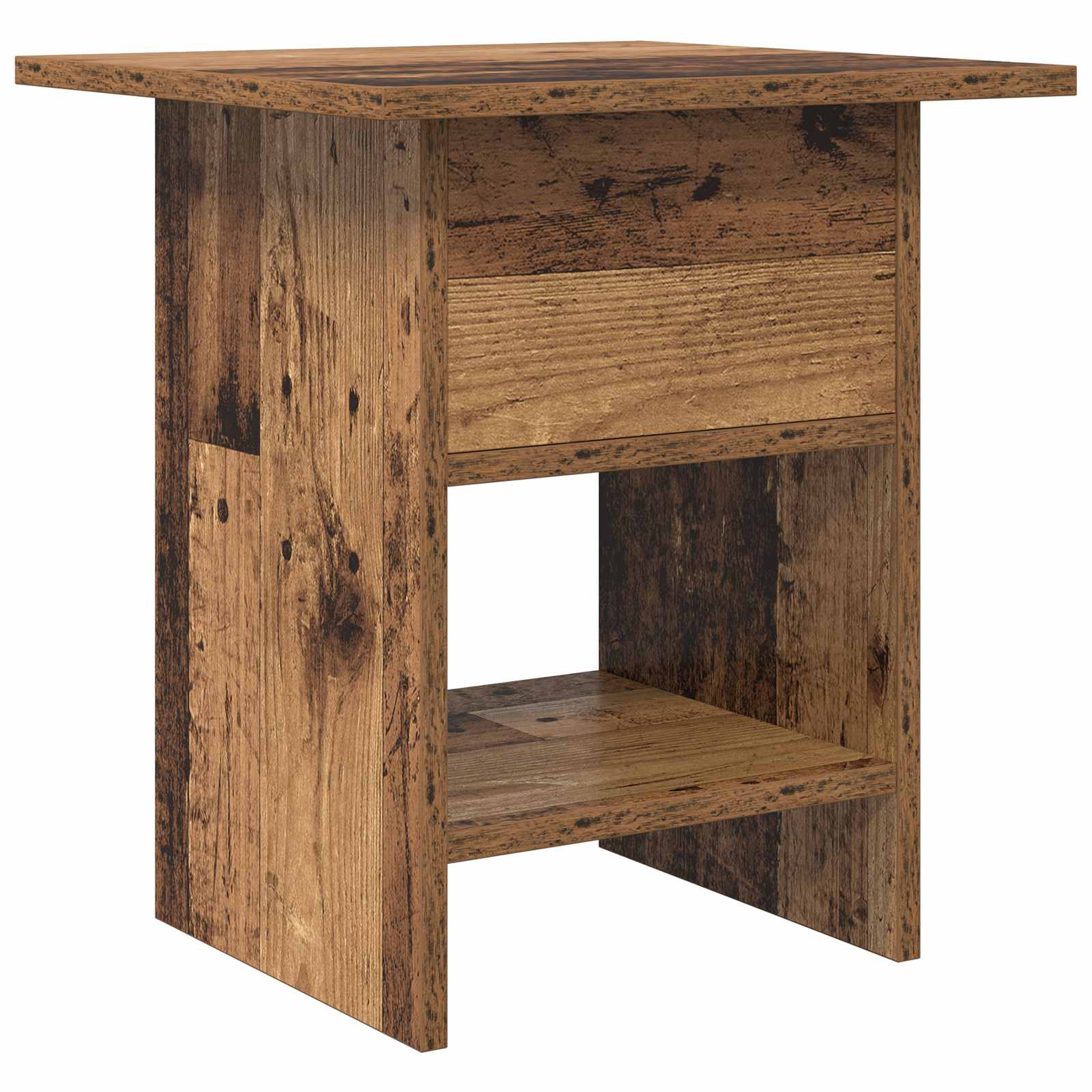 Nachttisch 2 pcs Altholz 41 x 40 x 45 cm Holzwerkstoff