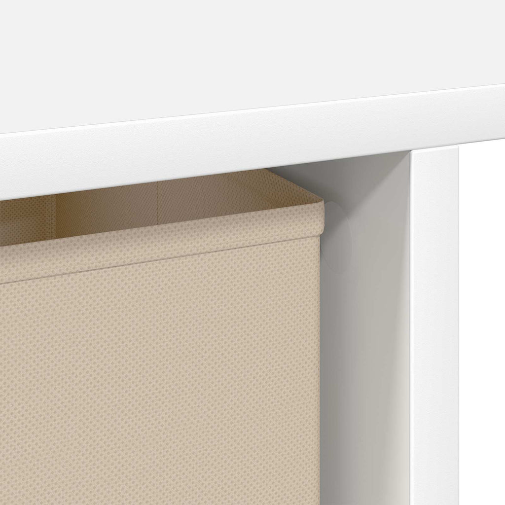 Schreibtisch mit Schubladen Weiß 100 x 40 x 75 cm Holzwerkstoff