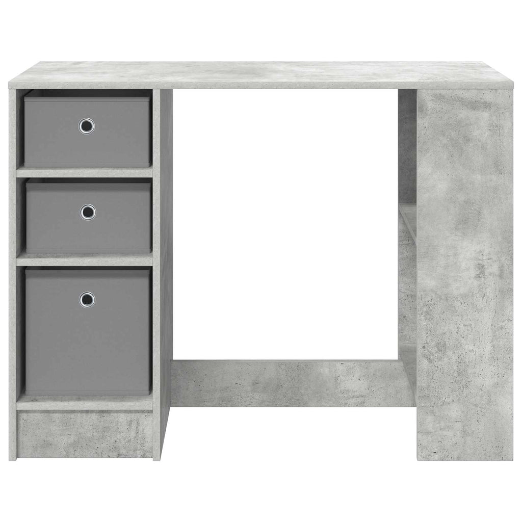 Schreibtisch Beton Grau 100 x 40 x 75 cm Holzwerkstoff