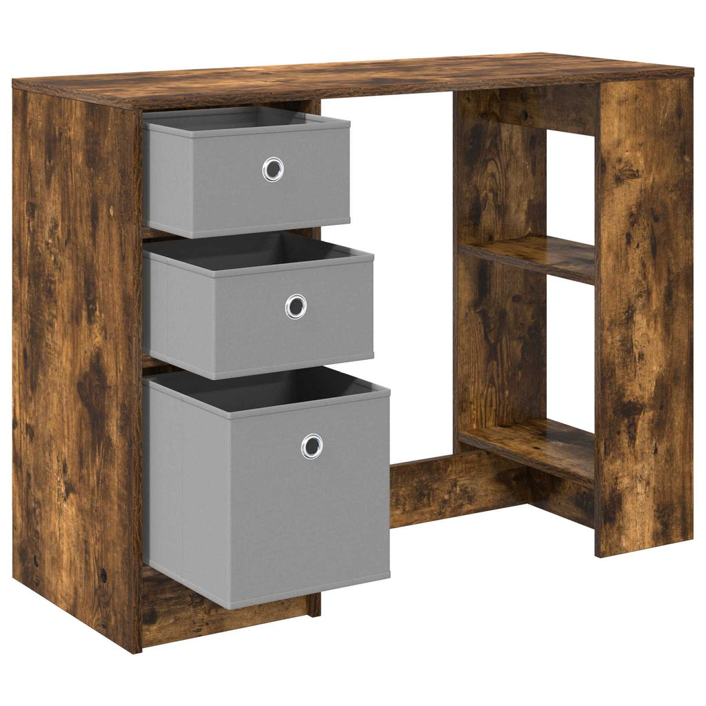 Schreibtisch Geräucherte Eiche 100 x 40 x 75 cm Holzwerkstoff