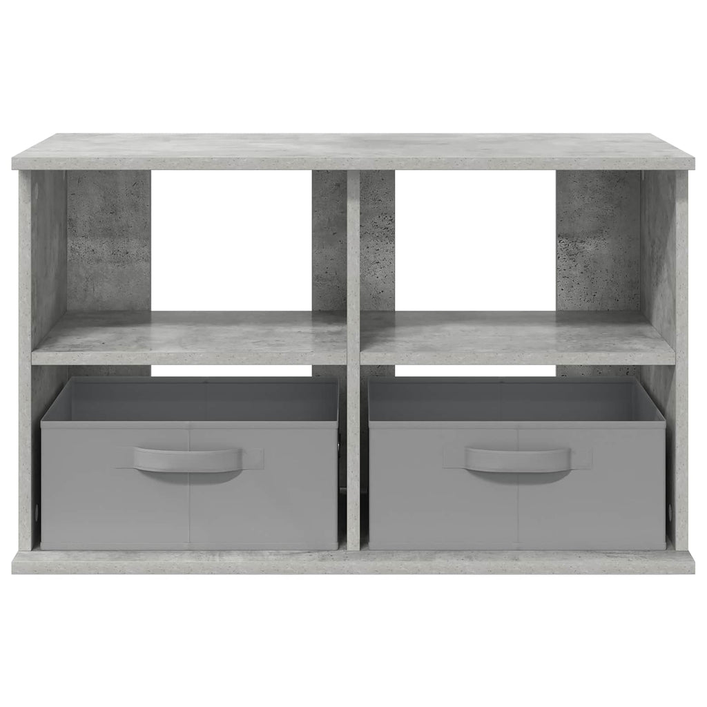 TV-Ständer mit Schubladen Beton Grau 79 x 40 x 48 cm