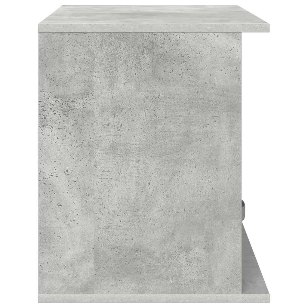TV-Ständer mit Schubladen Beton Grau 79 x 40 x 48 cm