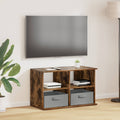 TV-Ständer mit Schubladen Geräucherte Eiche 79 x 40 x 48 cm