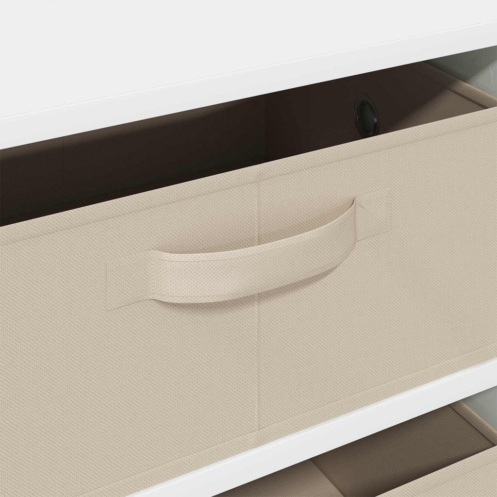 Sideboard mit Schubladen Weiß 60 x 33,5 x 84 cm