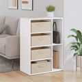 Sideboard mit Schubladen Weiß 60 x 33,5 x 84 cm