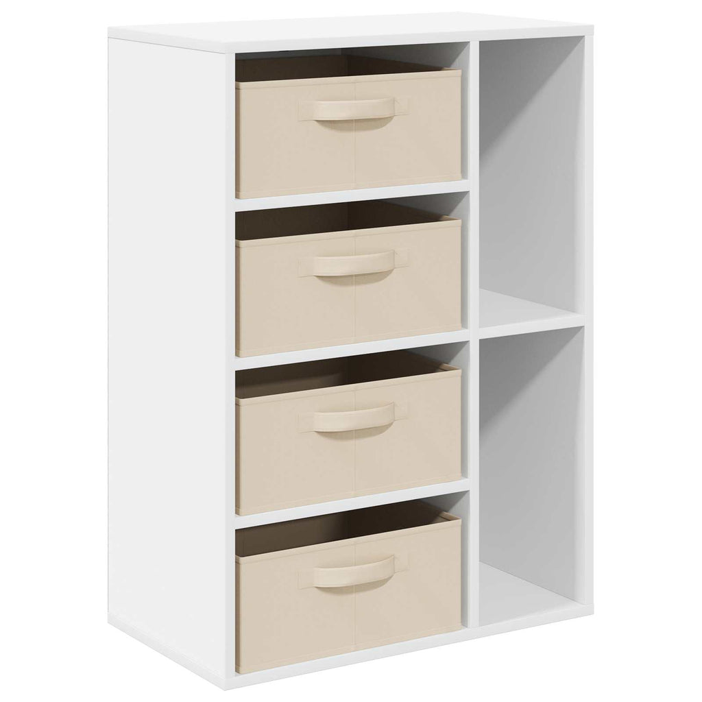Sideboard mit Schubladen Weiß 60 x 33,5 x 84 cm