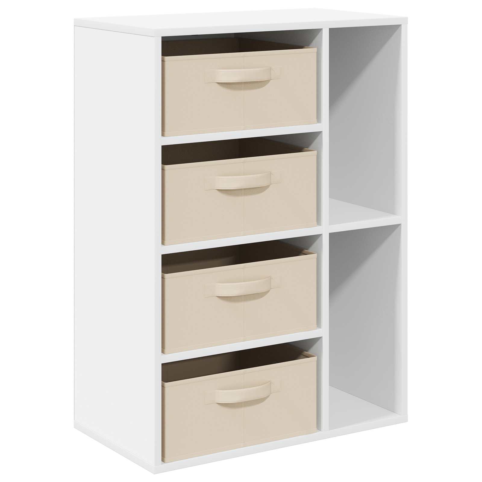 Sideboard mit Schubladen Weiß 60 x 33,5 x 84 cm