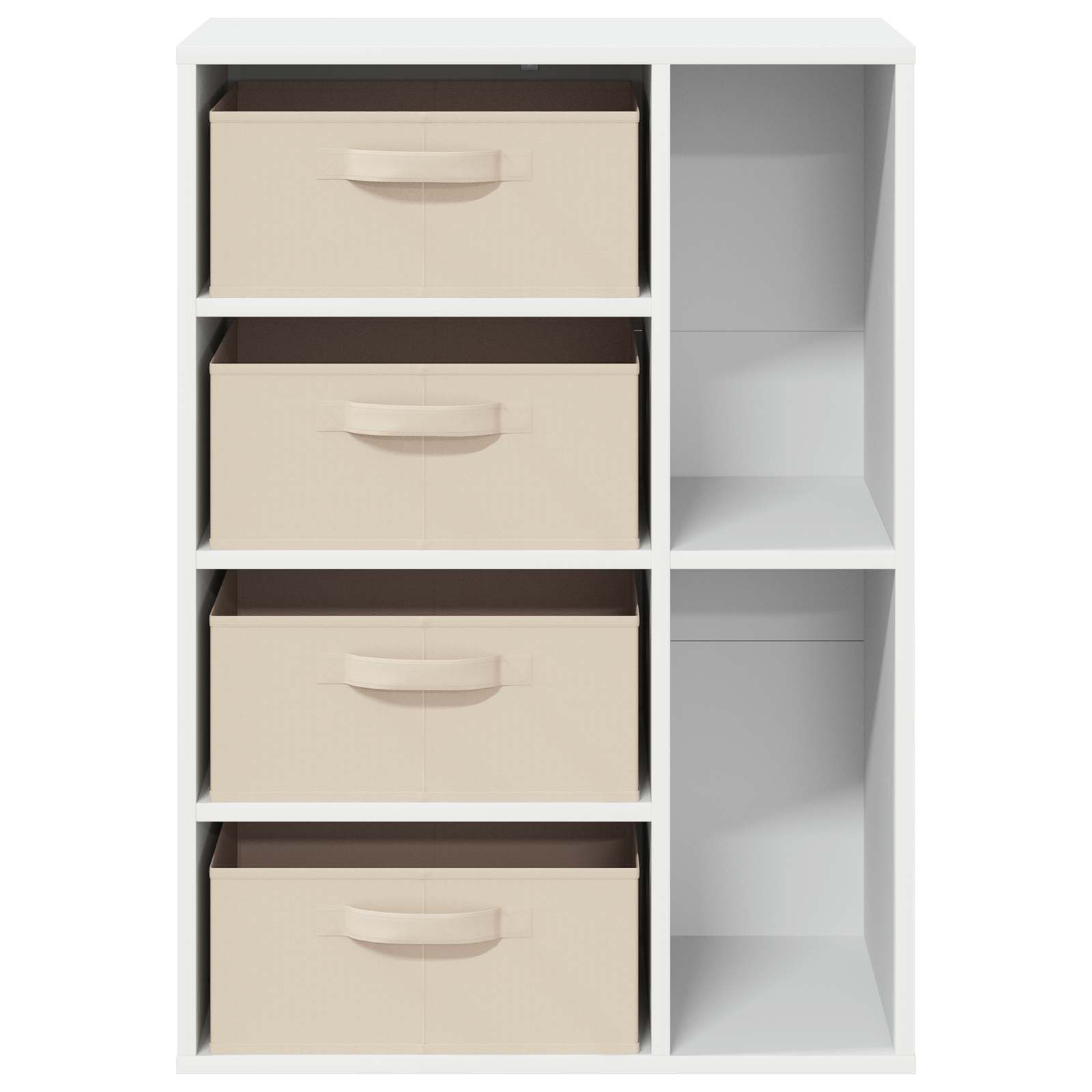 Sideboard mit Schubladen Weiß 60 x 33,5 x 84 cm